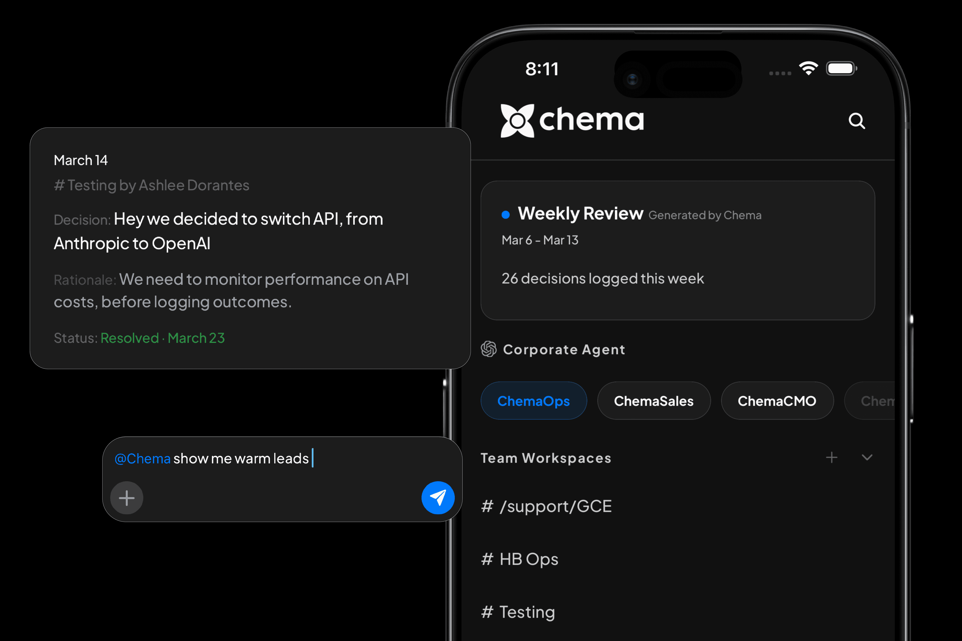 Chema app screenshot